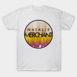 Natalie Merchant - VINTAGE YELLOW CIRCLE T-Shirt